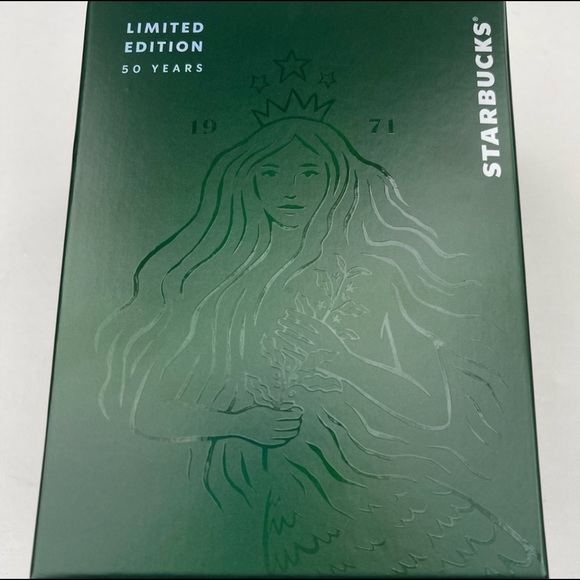 Starbucks Limited Edition 50th Anniversary Mermaid Siren Ceramic Hot Cup - Picture 4 of 10